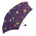 Space-travels-seamless-pattern-vector-cartoon Mini Folding Umbrellas View2