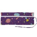 Space-travels-seamless-pattern-vector-cartoon Roll Up Canvas Pencil Holder (M) View2
