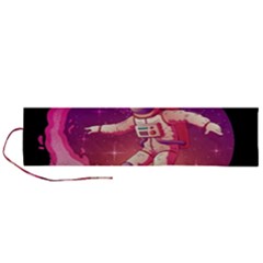 Astronaut-spacesuit-standing-surfboard-surfing-milky-way-stars Roll Up Canvas Pencil Holder (l) by Salman4z