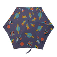 Space-seamless-pattern Mini Folding Umbrellas by Salman4z