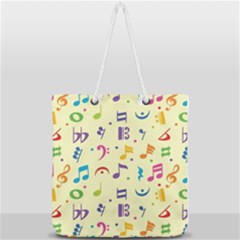 Seamless-pattern-musical-note-doodle-symbol Full Print Rope Handle Tote (large) by Salman4z
