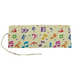 Seamless-pattern-musical-note-doodle-symbol Roll Up Canvas Pencil Holder (s) by Salman4z