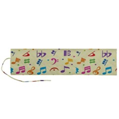 Seamless-pattern-musical-note-doodle-symbol Roll Up Canvas Pencil Holder (l) by Salman4z