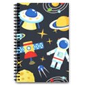 Space seamless pattern 5.5  x 8.5  Notebook View1