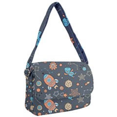 Space-seamless-pattern Courier Bag by Salman4z