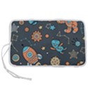 Space-seamless-pattern Pen Storage Case (S) View1