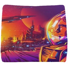 Far-future-human-colonization Seat Cushion by Salman4z