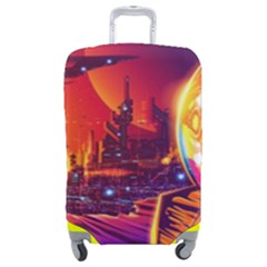 Far-future-human-colonization Luggage Cover (medium) by Salman4z