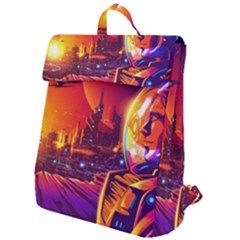 Far-future-human-colonization Flap Top Backpack by Salman4z