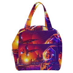 Far-future-human-colonization Boxy Hand Bag by Salman4z