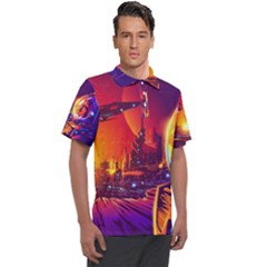Far-future-human-colonization Men s Polo Tee by Salman4z
