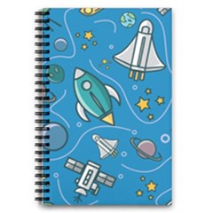 About-space-seamless-pattern 5 5  X 8 5  Notebook by Salman4z