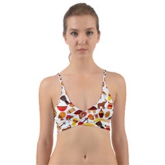 Africa-jungle-ethnic-tribe-travel-seamless-pattern-vector-illustration Wrap Around Bikini Top by Salman4z
