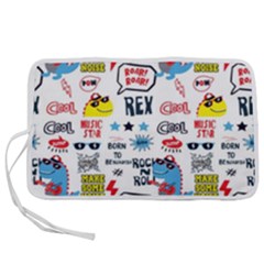 Monster-cool-seamless-pattern Pen Storage Case (m) by Salman4z