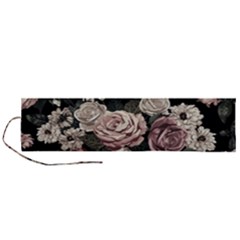 Elegant-seamless-pattern-blush-toned-rustic-flowers Roll Up Canvas Pencil Holder (l) by Salman4z