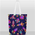 Space-patterns Full Print Rope Handle Tote (Small) View1