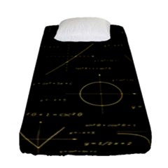 Abstract-math Pattern Fitted Sheet (single Size) by Salman4z