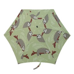Sloths-pattern-design Mini Folding Umbrellas by Salman4z