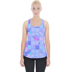Seamless-pattern-pastel-galaxy-future Piece Up Tank Top by Salman4z