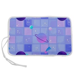 Seamless-pattern-pastel-galaxy-future Pen Storage Case (m) by Salman4z