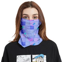 Seamless-pattern-pastel-galaxy-future Face Covering Bandana (two Sides) by Salman4z
