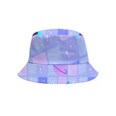 Seamless-pattern-pastel-galaxy-future Bucket Hat (kids) by Salman4z