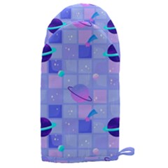 Seamless-pattern-pastel-galaxy-future Microwave Oven Glove by Salman4z