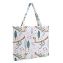 Pattern-sloth-woodland Zipper Medium Tote Bag View2