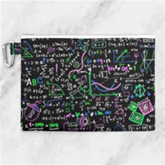 Math-linear-mathematics-education-circle-background Canvas Cosmetic Bag (xl) by Salman4z