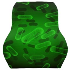 Green-rod-shaped-bacteria Car Seat Back Cushion  by Salman4z