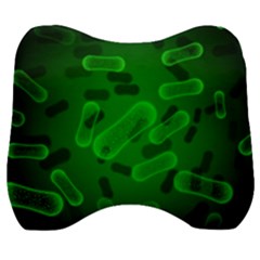 Green-rod-shaped-bacteria Velour Head Support Cushion by Salman4z