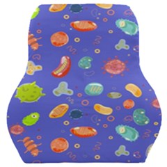 Virus-seamless-pattern Car Seat Back Cushion  by Salman4z