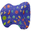 Virus-seamless-pattern Head Support Cushion View4