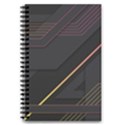 Gradient-geometric-shapes-dark-background 5.5  x 8.5  Notebook View1