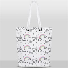 Cute-art-print-pattern Full Print Rope Handle Tote (small) by Salman4z