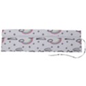 Cute-art-print-pattern Roll Up Canvas Pencil Holder (L) View2