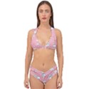 Cute-unicorn-seamless-pattern Double Strap Halter Bikini Set View1
