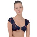 Gradient-geometric-shapes-dark-background-design Cap Sleeve Ring Bikini Top View1