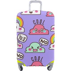 Cloud-seamless-pattern -- Luggage Cover (large) by Salman4z