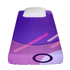 Colorful-abstract-wallpaper-theme Fitted Sheet (single Size) by Salman4z