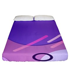 Colorful-abstract-wallpaper-theme Fitted Sheet (king Size) by Salman4z