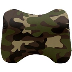 Texture-military-camouflage-repeats-seamless-army-green-hunting Head Support Cushion by Salman4z