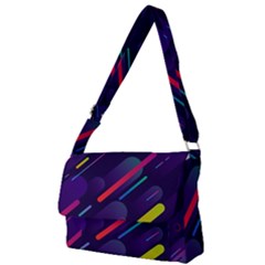 Colorful-abstract-background Full Print Messenger Bag (l) by Salman4z