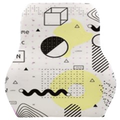 Graphic-design-geometric-background Car Seat Back Cushion  by Salman4z