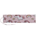 Cute-unicorn-rainbow-seamless-pattern-background Roll Up Canvas Pencil Holder (L) View1