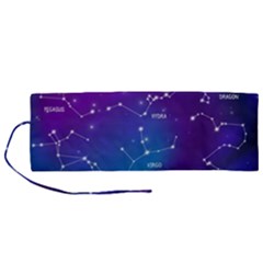 Realistic-night-sky-poster-with-constellations Roll Up Canvas Pencil Holder (m) by Salman4z