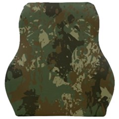 Camouflage-splatters-background Car Seat Velour Cushion  by Salman4z