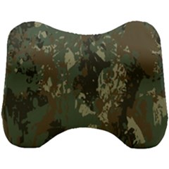 Camouflage-splatters-background Head Support Cushion by Salman4z