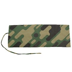 Camouflage-pattern-background Roll Up Canvas Pencil Holder (s) by Salman4z