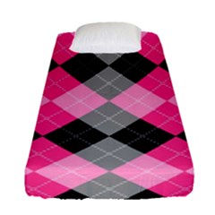 Seamless-argyle-pattern Fitted Sheet (single Size) by Salman4z